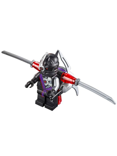LEGO Minifigure-Nindroid with Twin Blade Jetpack-Ninjago-NJO100-Creative Brick Builders